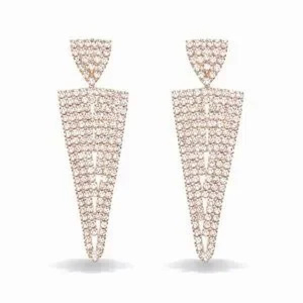 Rose Gold Drop Luxury Earrings